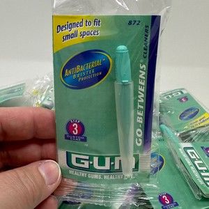 Gum Dental 872 Interdental Brushes Go-Betweens - 36 Total NEW